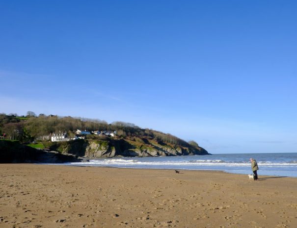 Beach aberporth Ceredigion